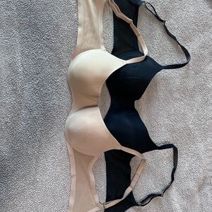 Soma Black and Cream Bra Duo
